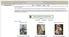 Desktop Screenshot of christiancrossstitch.com
