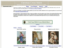 Tablet Screenshot of christiancrossstitch.com